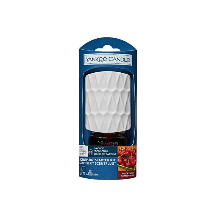Yankee Candle Scent Plug Starter Kit - Organic - Black Cherry